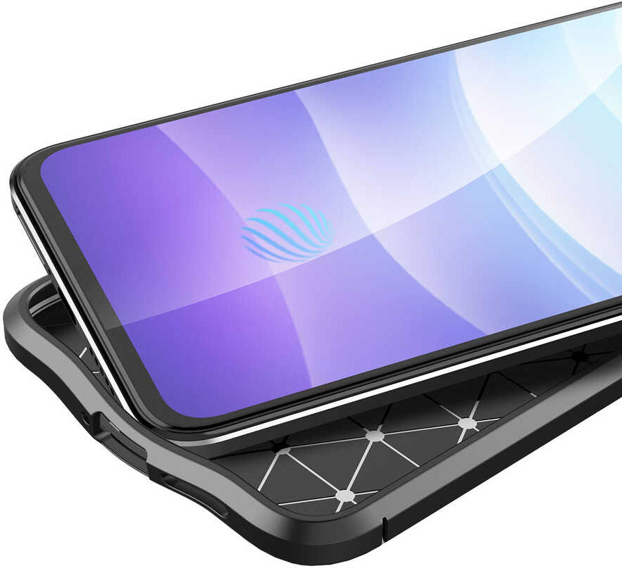 Vivo V21 Kılıf Mnc Niss Silikon Kapak-Kırmızı
