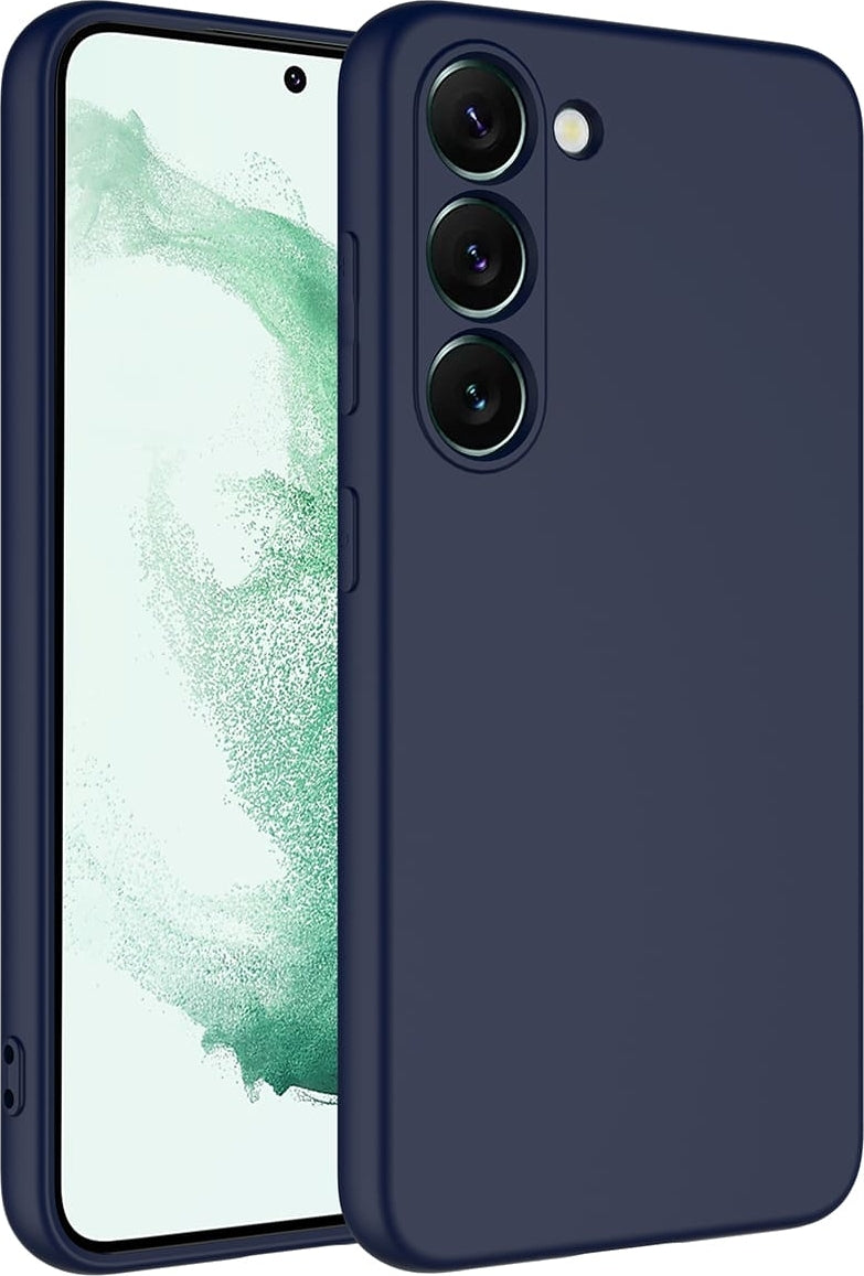 Galaxy S23 Kılıf Mnc Mara Laaakan Kapak-Lacivert