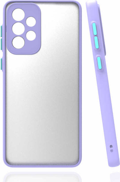 Galaxy A52 Kılıf Mnc Hux Kapak-Lila