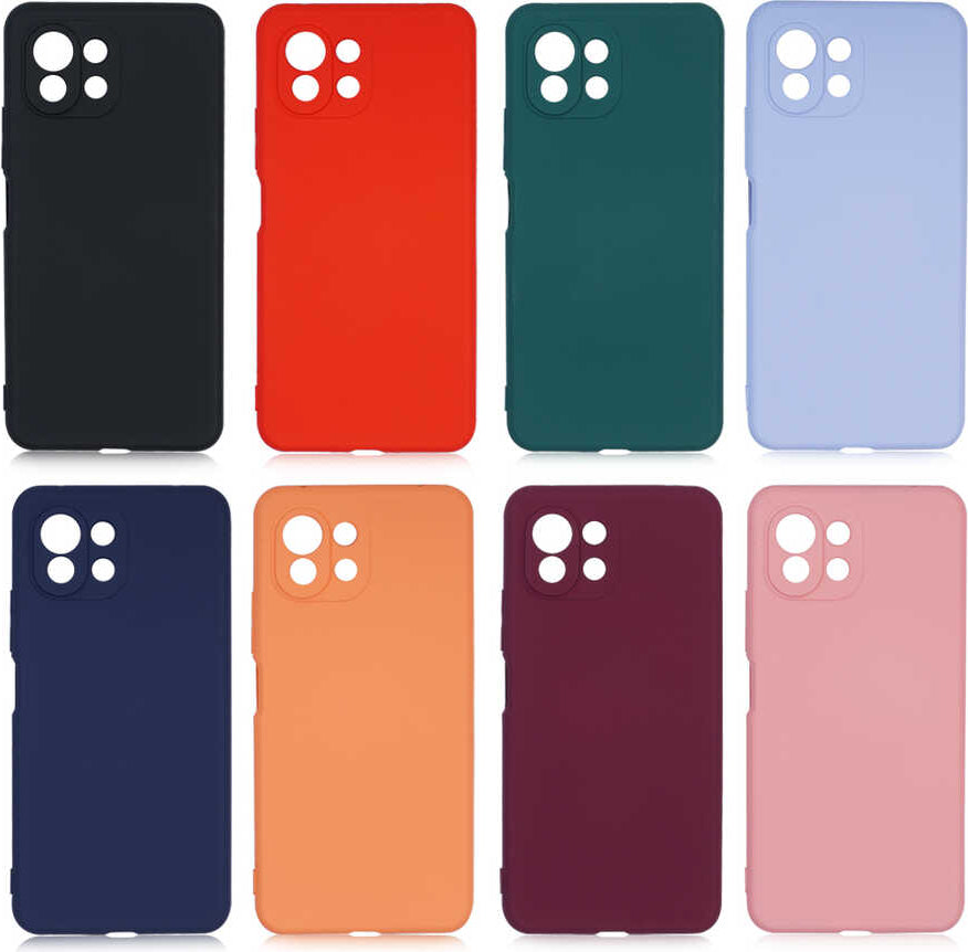 Xiaomi Mi 11 Lite Kılıf Mnc Mara Laaakan Kapak-Lacivert