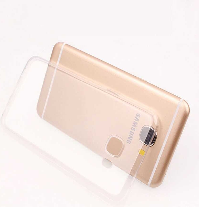 Galaxy A8 2016 Kılıf Mnc Süper Silikon Kapak-Renksiz