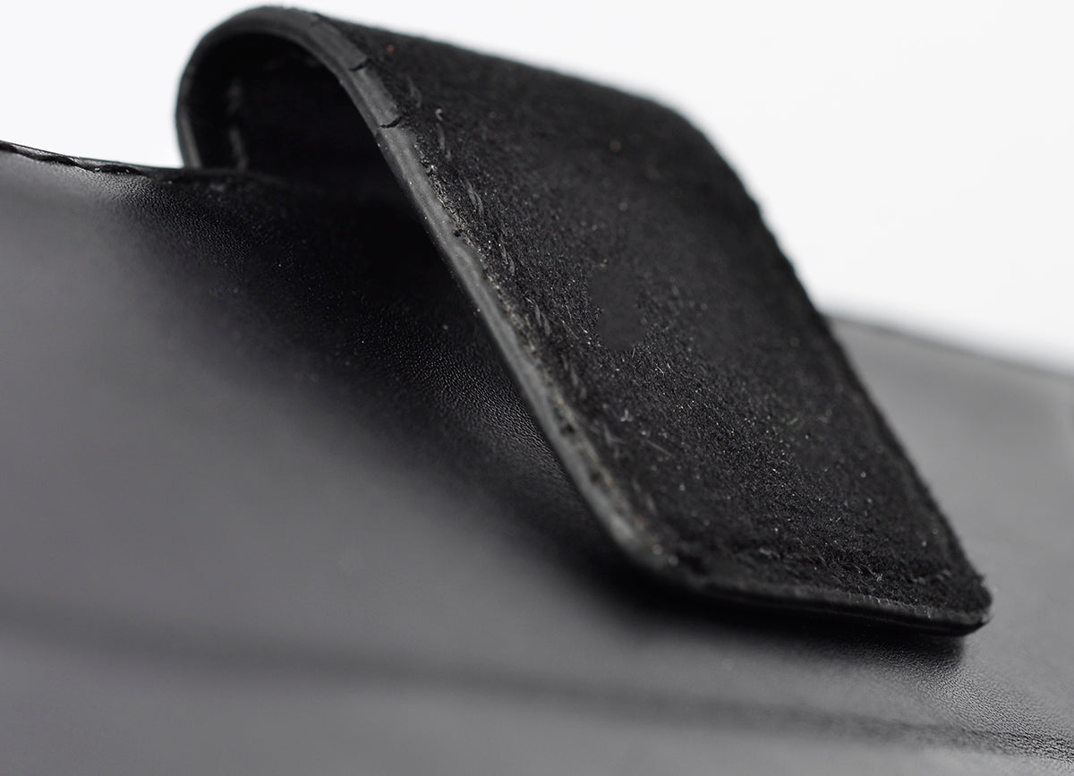 Galaxy S23 Ultra Kılıf Mnc Kar Deluxe Kapaklı Kılıf-Siyah