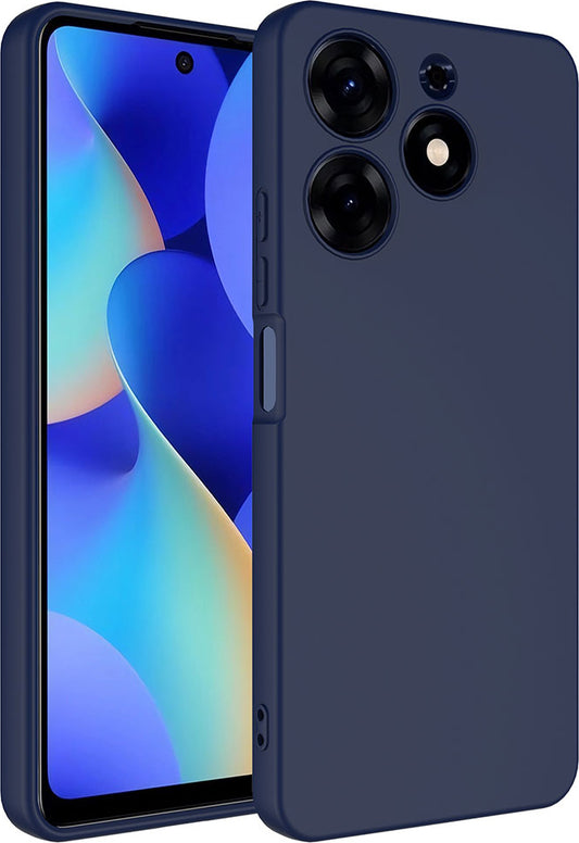 Tecno Spark 10 Pro Kılıf Mnc Mara Laaakan Kapak-Lacivert