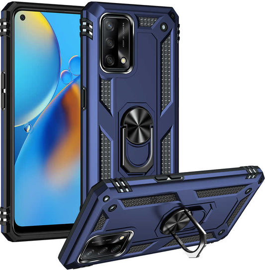 Oppo A74 4g Kılıf Mnc Vega Kapak-Mavi
