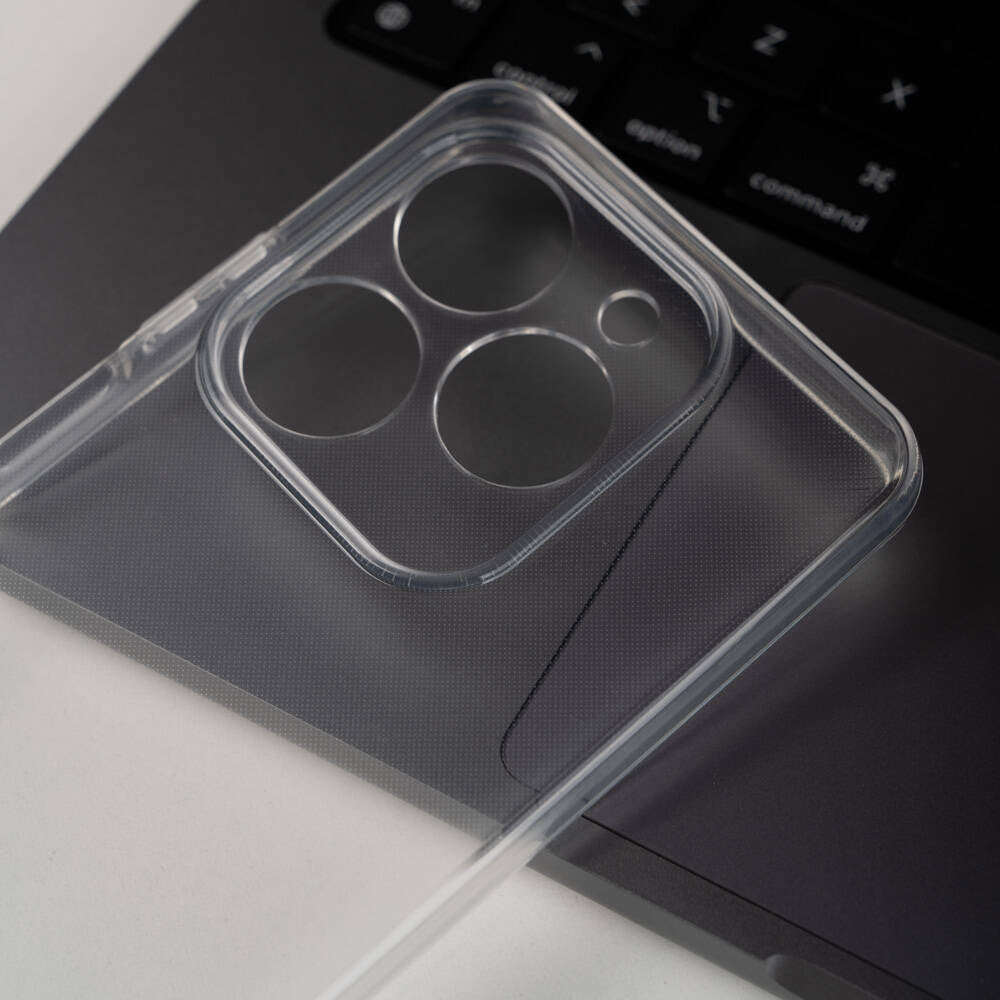 Tecno Spark 20C Kılıf Mnc 2mm Anti Shock Silikon-Renksiz