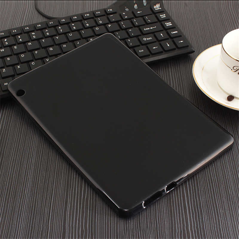 Matepad T5 10  Uyumlu Mnc Tablet Süper Silikon Kapak-Siyah