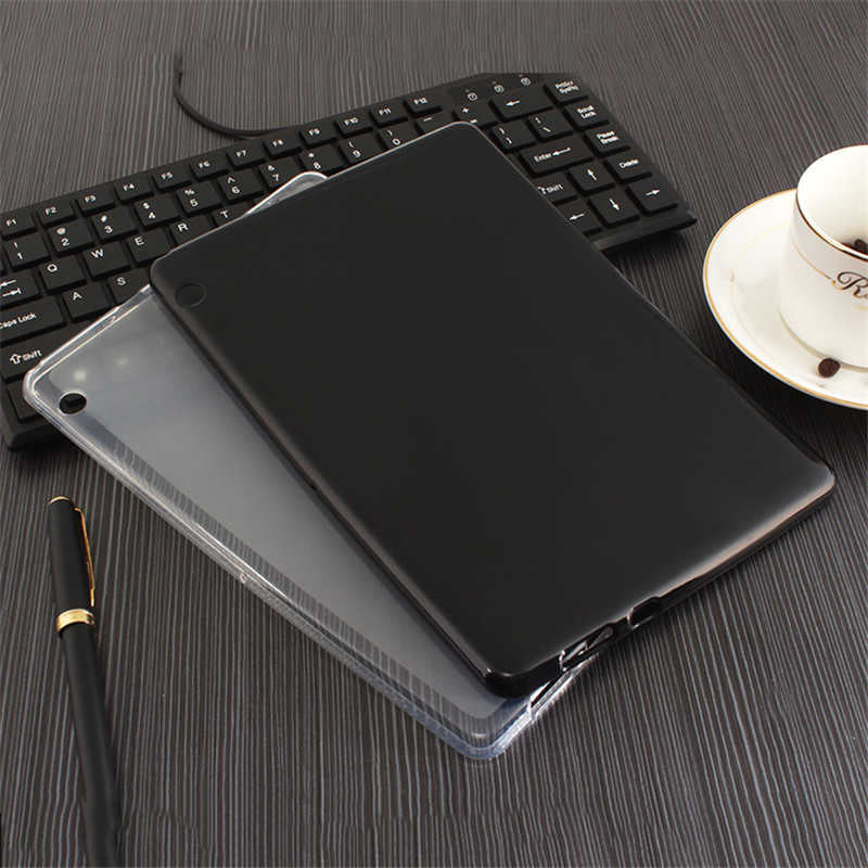 Matepad T5 10  Uyumlu Mnc Tablet Süper Silikon Kapak-Siyah