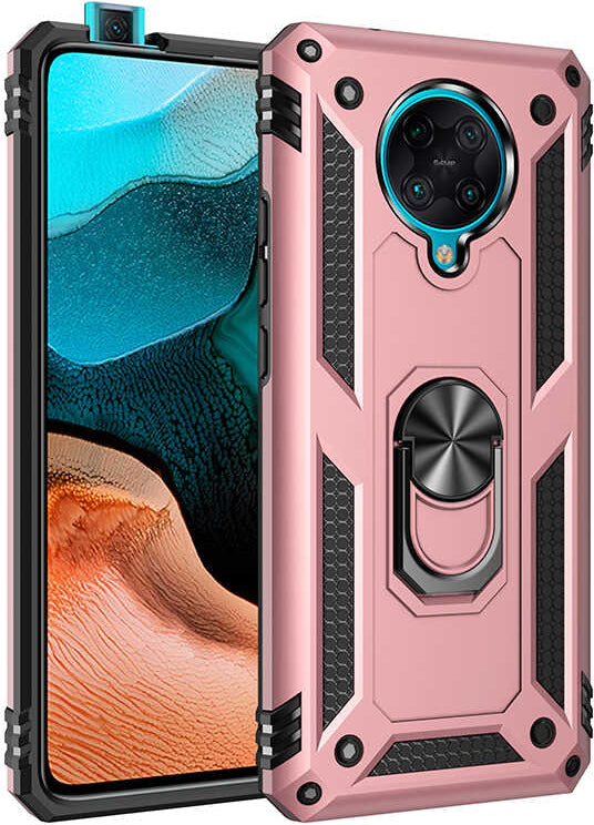 Xiaomi Redmi K30 Pro Kılıf Mnc Vega Kapak-Rose Gold