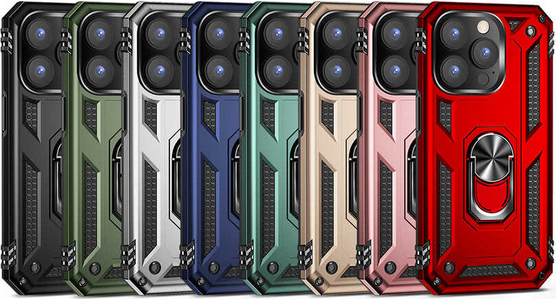 Apple iPhone 14 Pro Max Kılıf Mnc Vega Kapak-Mavi