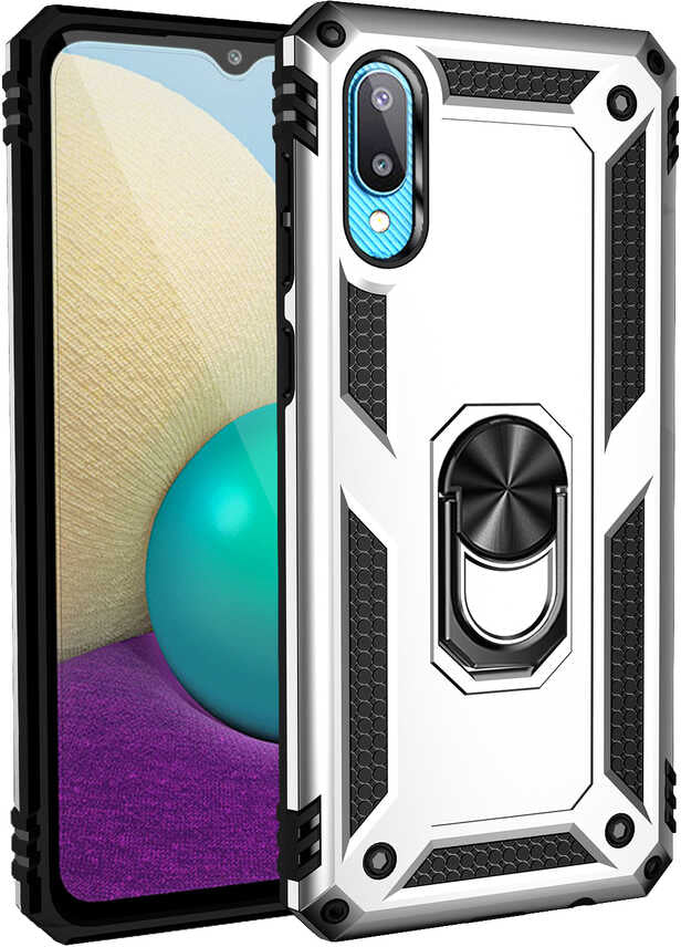 Galaxy A02 Kılıf Mnc Vega Kapak-Gri