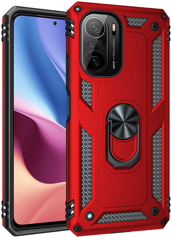 Xiaomi Poco F3 Kılıf Mnc Vega Kapak-Rose Gold