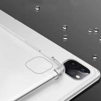 iPad Pro 12.9 2022 M2. Nesil Uyumlu Uyumlu Mnc Tablet Nitro Anti Shock Silikon Kapak-Renksiz