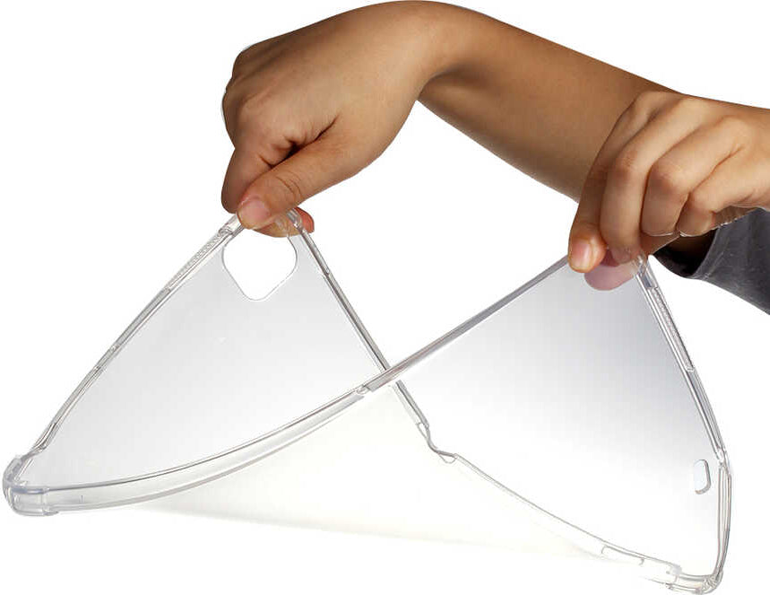 iPad Pro 12.9 2022 M2. Nesil Uyumlu Uyumlu Mnc Tablet Nitro Anti Shock Silikon Kapak-Renksiz