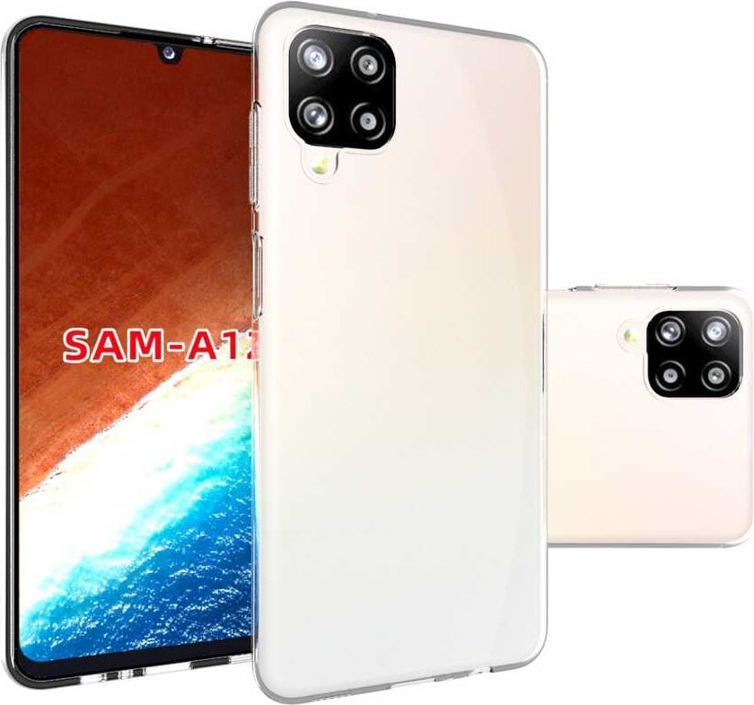 Galaxy M12 Kılıf Mnc Süper Silikon Kapak-Renksiz