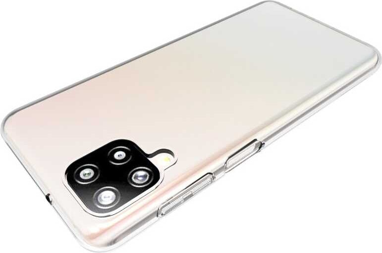 Galaxy M12 Kılıf Mnc Süper Silikon Kapak-Renksiz