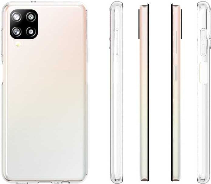 Galaxy M12 Kılıf Mnc Süper Silikon Kapak-Renksiz