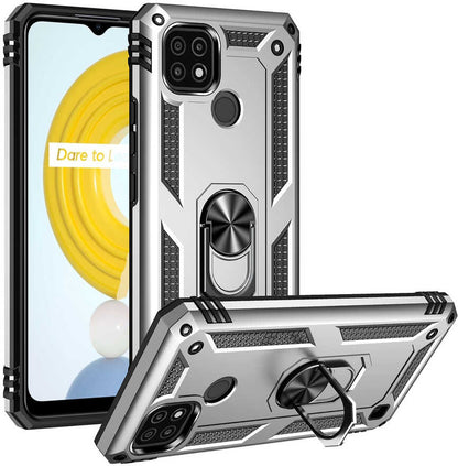 Realme C21 Kılıf Mnc Vega Kapak-Gri
