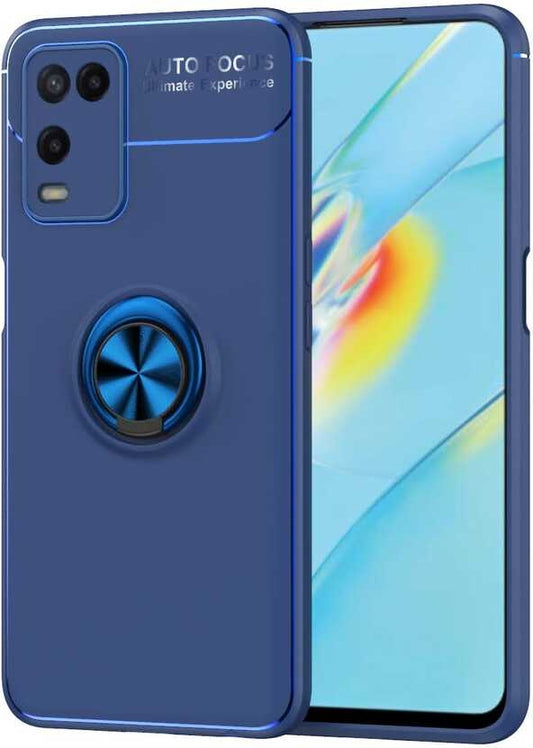 Oppo A54 4g Kılıf Mnc Ravel Silikon Kapak-Mavi