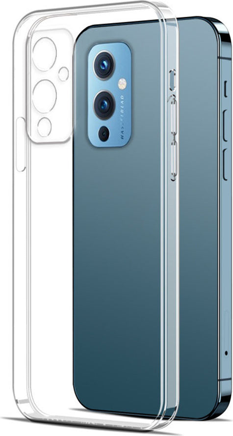 One Plus 9 Kılıf Mnc Süper Silikon Kapak-Renksiz