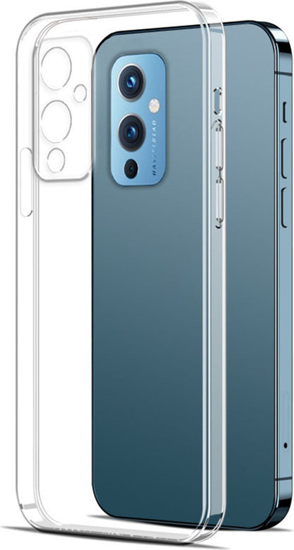 One Plus 9 Kılıf Mnc Süper Silikon Kapak-Renksiz