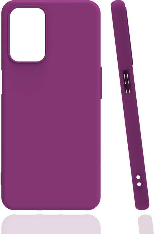 Oppo A54 4g Kılıf Mnc Biye Silikon-Mor