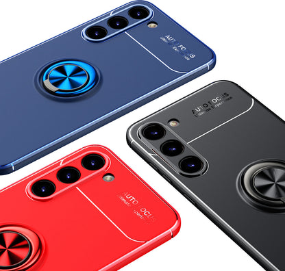 Galaxy S23 Plus Kılıf Mnc Ravel Silikon Kapak-Mavi
