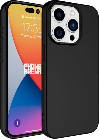 Apple iPhone 15 Pro Max Kılıf Mnc Lsr Laaakan Kapak-Siyah
