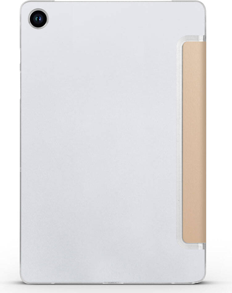 Galaxy Tab A9 Uyumlu Mnc Smart Cover Standlı 1-1 Kılıf-Gold