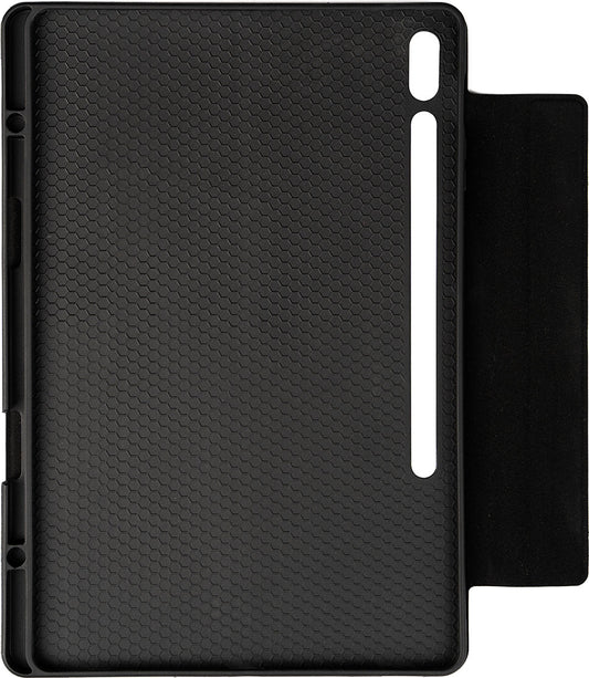 Galaxy Tab S8 Ultra SM-X900 Uyumlu Mnc Border Keyboard Bluetooh Bağlantılı Standlı Klavyeli Tablet Kılıfı-