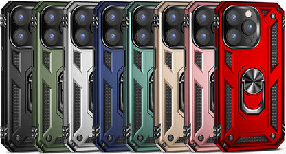 Apple iPhone 14 Pro Max Kılıf Mnc Vega Kapak-Kırmızı