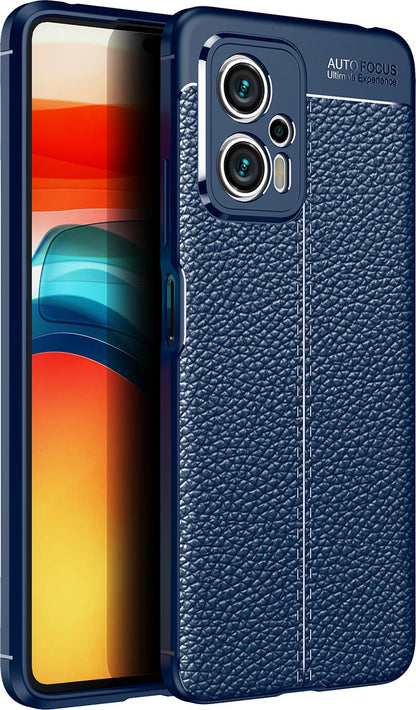 Xiaomi Poco X4 Gt Kılıf Mnc Niss Silikon Kapak-Lacivert