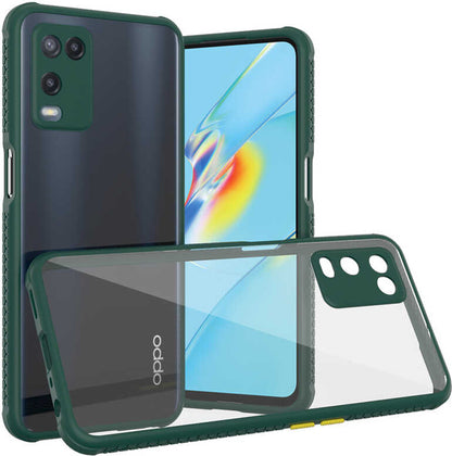 Oppo A54 4g Kılıf mnc Kaff Kapak-Koyu Yeşil