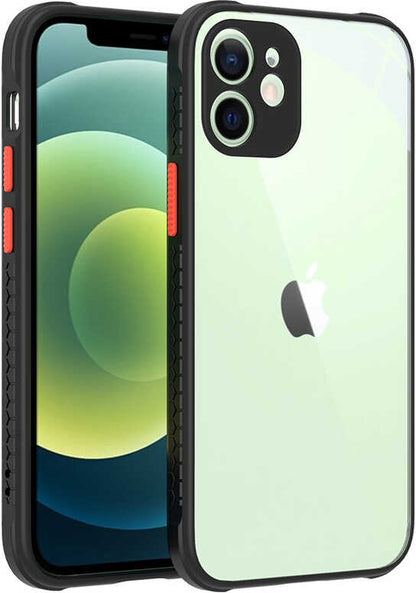 iPhone 12 Kılıf mnc Kaff Kapak-Siyah