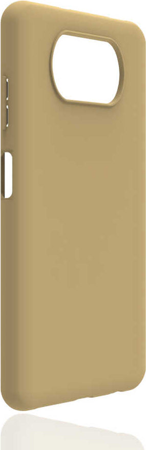 Xiaomi Poco X3 Kılıf Mnc Biye Silikon-Gold