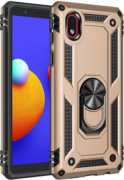 Galaxy A01 Core Kılıf Mnc Vega Kapak-Gold