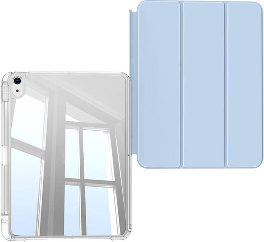 apple iPad Air 13 2024 Kılıf Magnetik Ayrılabilen Airbagli Uyumlu Mnc Sliding Tablet Kılıfı-Siyah