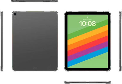 iPad Air 11 2025 M3 Kılıf Mnc Tablet Nitro Anti Shock Silikon Kapak - Şeffaf