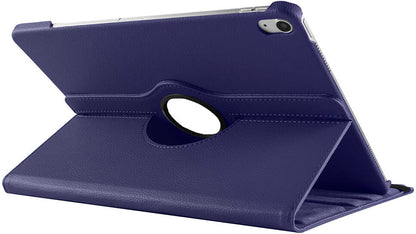 iPad Air 13 2025 M3 Mnc Dönebilen Standlı Kılıf - Mavi