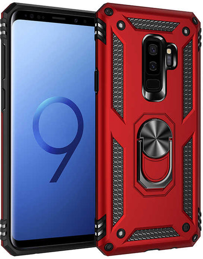 Galaxy S9 Plus Kılıf Mnc Vega Kapak-Kırmızı