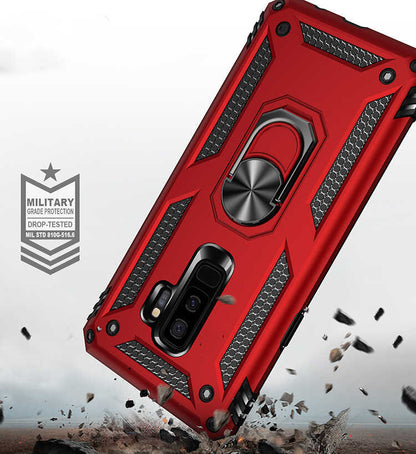 Galaxy S9 Plus Kılıf Mnc Vega Kapak-Kırmızı