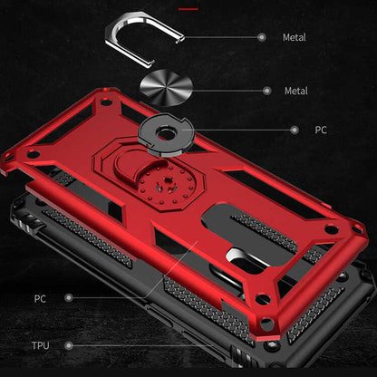 Galaxy S9 Plus Kılıf Mnc Vega Kapak-Kırmızı