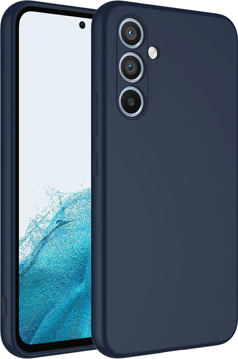 Galaxy A24 Kılıf Mnc Mara Laaakan Kapak-Lacivert