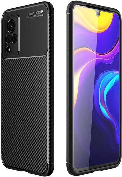 Vivo V21 Kılıf Mnc Negro Silikon Kapak-Siyah