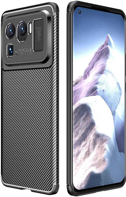 Xiaomi Mi 11 Ultra Kılıf Mnc Negro Silikon Kapak-Siyah