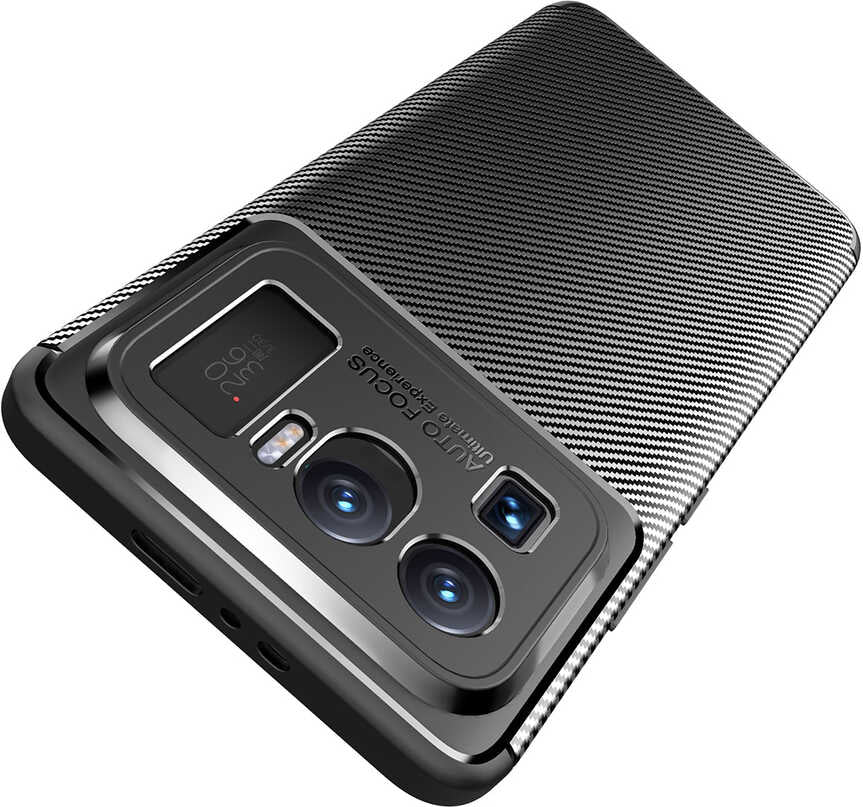 Xiaomi Mi 11 Ultra Kılıf Mnc Negro Silikon Kapak-Siyah