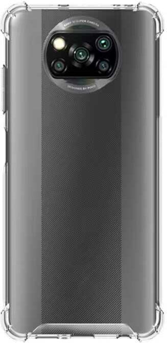 Xiaomi Poco X3 Kılıf Mnc Nitro Anti Shock Silikon-Renksiz