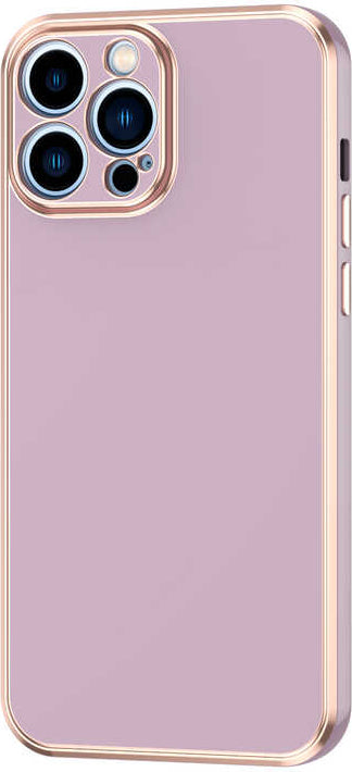 iPhone 12 Pro Max Kılıf Mnc Bark Kapak-Lila