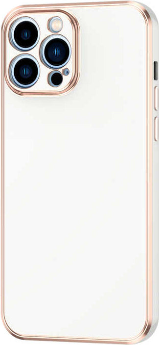 iPhone 12 Pro Max Kılıf Mnc Bark Kapak-Beyaz
