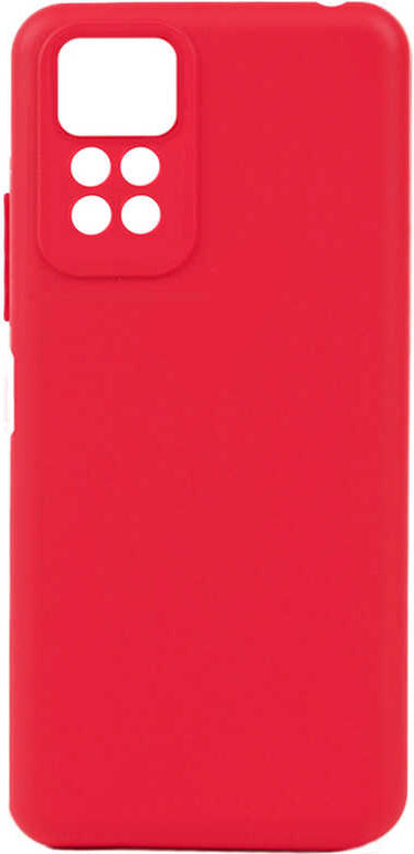 Xiaomi Redmi Note 11 Global Kılıf Mnc Biye Silikon-Kırmızı