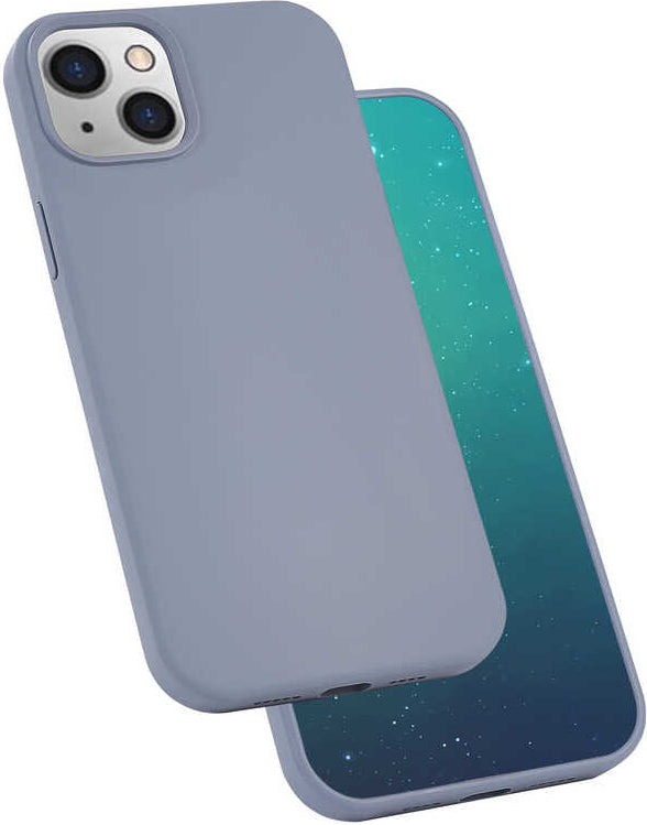 iPhone 13 Kılıf Mnc Silk Silikon-Lila